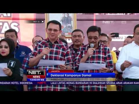 Deklarasi Kampanye Damai di Monas - NET12