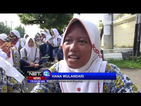 Seribu Siswa Kampanyekan Cinta Wayang Melalui Karnaval 1000 Wayang - NET12