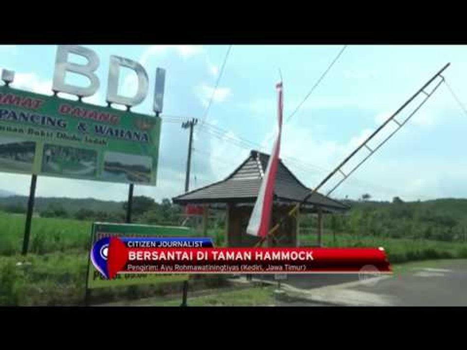 Asyiknya Bersantai di Taman Hammock Kediri - NET5