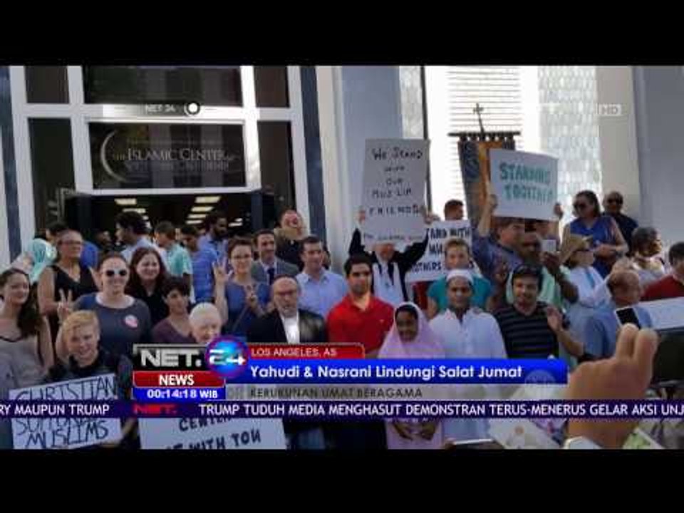 Suasana Solat Jumat di Los Angeles Islamic Center Pasca Terpilihnya Donald Trump - NET24