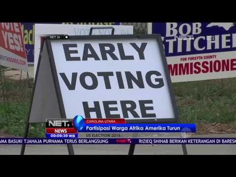 Partisipasi Warga Afrika Amerika Turun dalam Pilpres AS - NET24