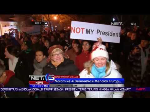 Unjuk Rasa di Amerika Terus Berlangsung Sejak Terpilihnya Donald Trump - NET5