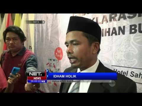 Cagub dan Cawagub Banten Undi Nomor Urut - NET5