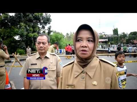 Jalan Penghubung Jabar Jateng Ambles Hingga 10 Meter - NET16