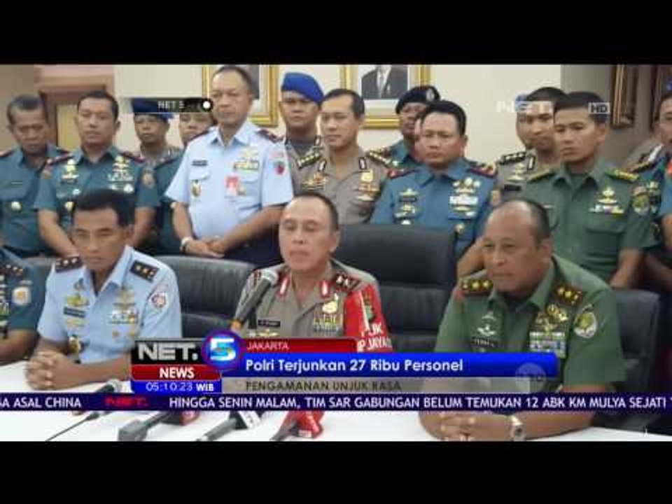 Polri Terjunkan 27 Ribu Personel untuk Amankan Aksi Unjuk Rasa - NET5