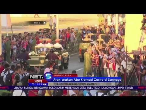 Abu Kremasi Fidel Castro Diarak Keliling Kuba - NET5