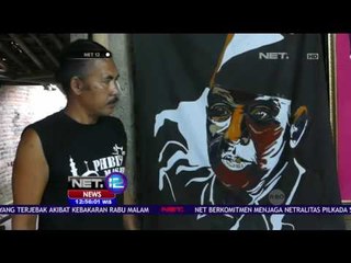 Lukisan Batik Wajah Presiden Joko Widodo - NET 12