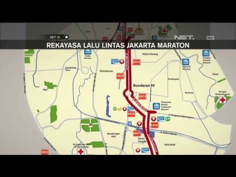 Beberapa Ruas Jalan Ibukota Akan Ditutup Selama Jakarta Marathon 2016 - NET24