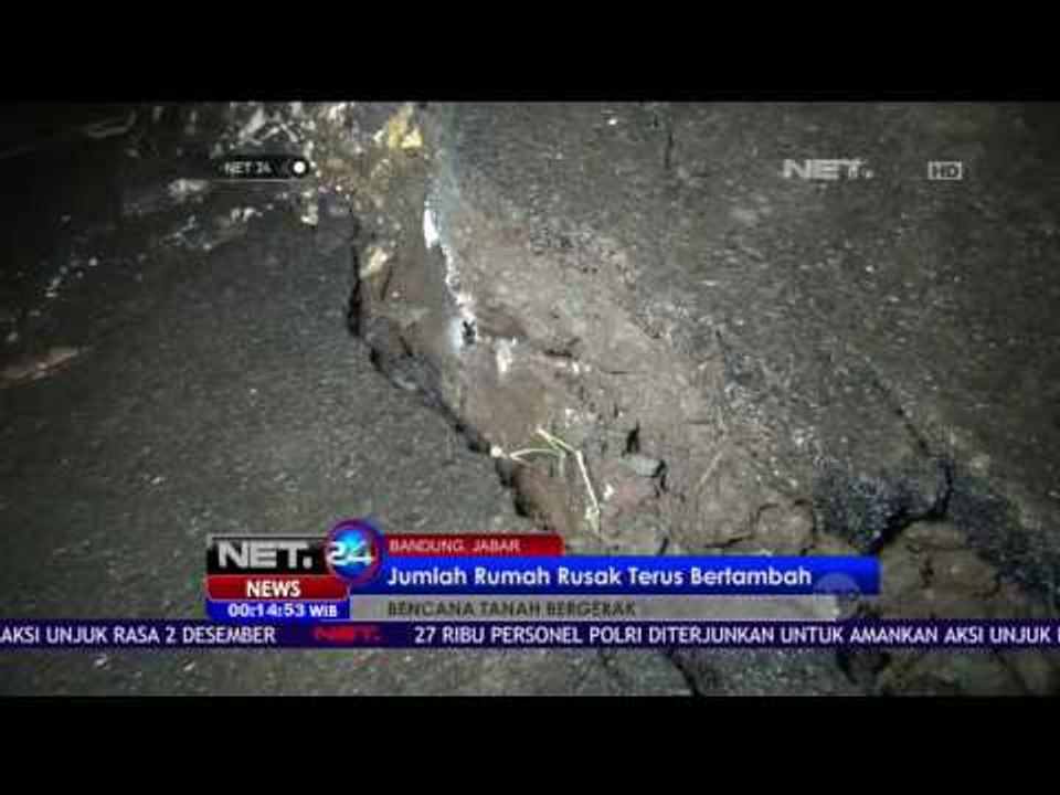 Rumah Rusak Akibat Tanah Bergerak di Kab. Bandung Barat Terus Bertambah - NET24