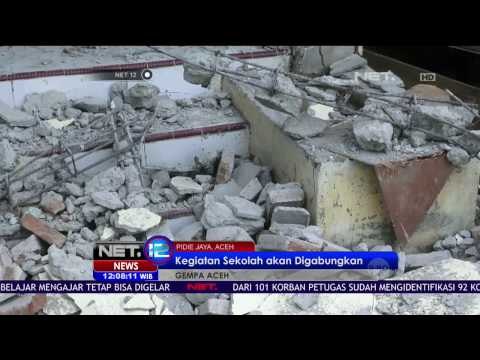 Fasilitas Pendidikan Rusak Akibat Gempa Aceh, Kegiatan Belajar Mengajar Terganggu - NET 12