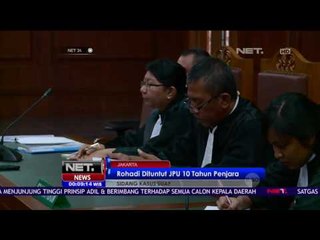 Rohadi Dituntut JPU 10 Tahun Penjara - NET 24