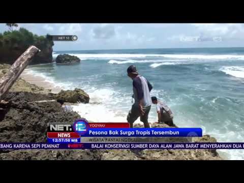 Pantai Ngolang, Pesona Surga Tropis Tersembunyi di Yogyakarta - NET 12