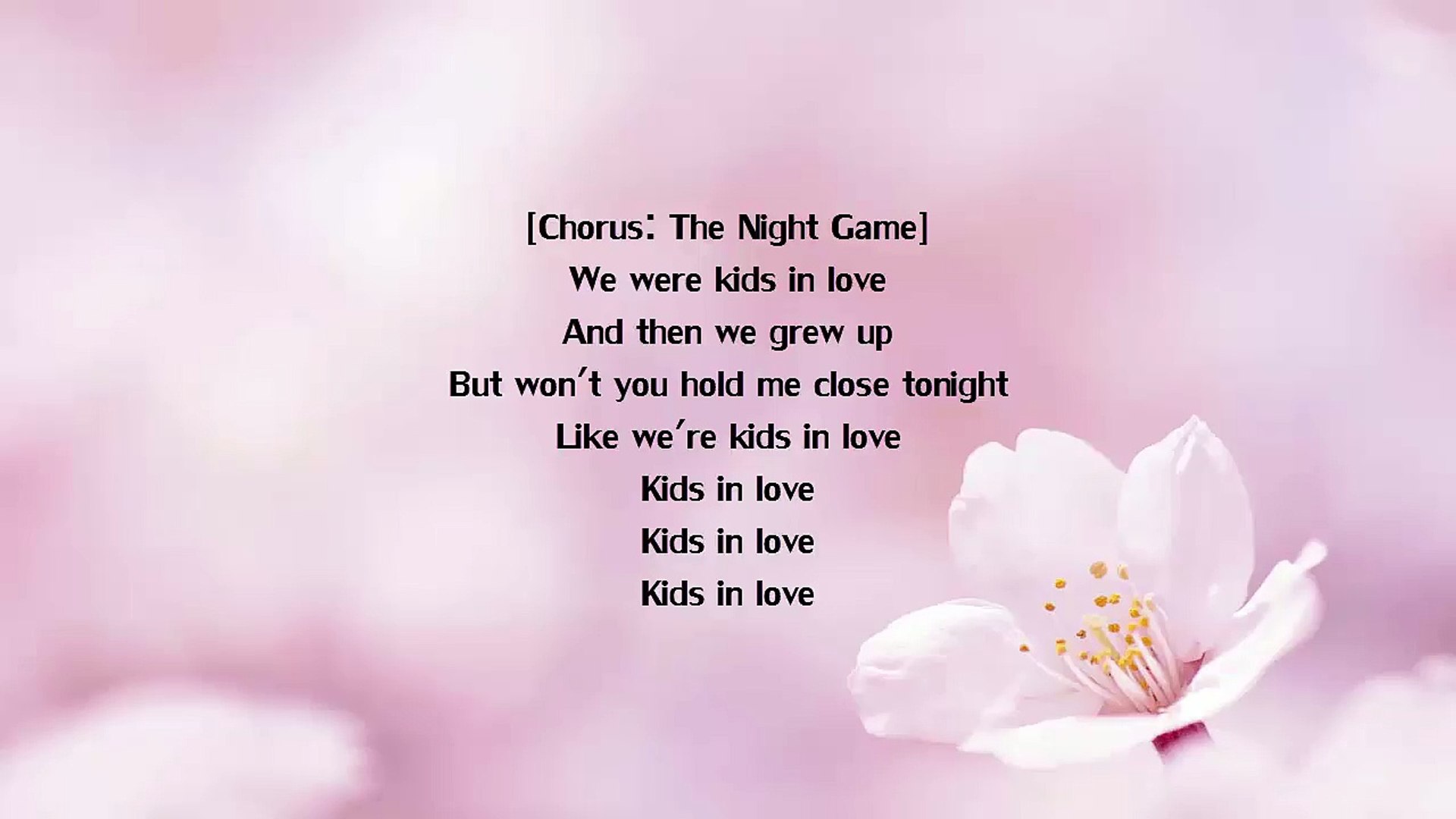 ⁣Kygo - Kids In Love Ft Maja francis & The Night Game (Lyrics)