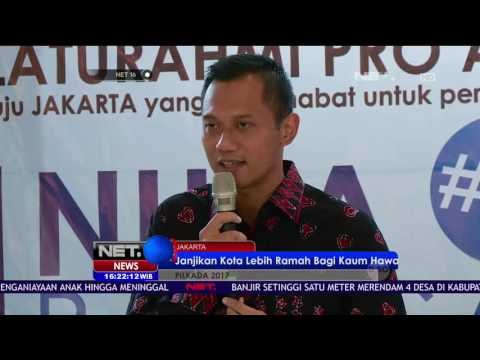 Cagub Agus Bertemu Dengan Sejumlah Komunitas Perempuan - NET 16
