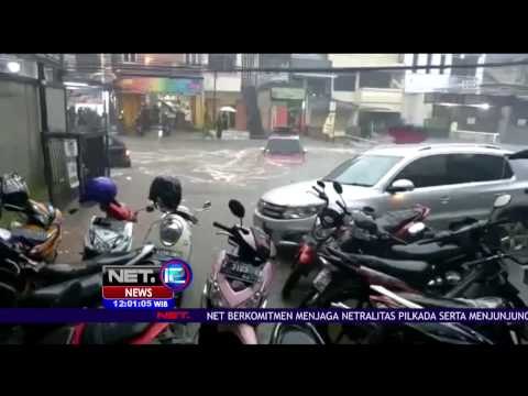 Sejumlah Mobil Terseret Arus Banjir di Bandung - NET 12