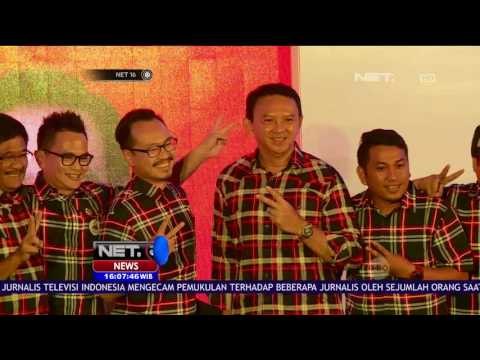 Ahok dan Djarot Gelar Acara Bersama Pendukungnya di Jakarta Pusat - NET16