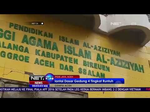 Gempa di Aceh Juga Robohkan Bangunan 4 Lantai Hingga Merusak Seluruh Lantai Dasar - NET24