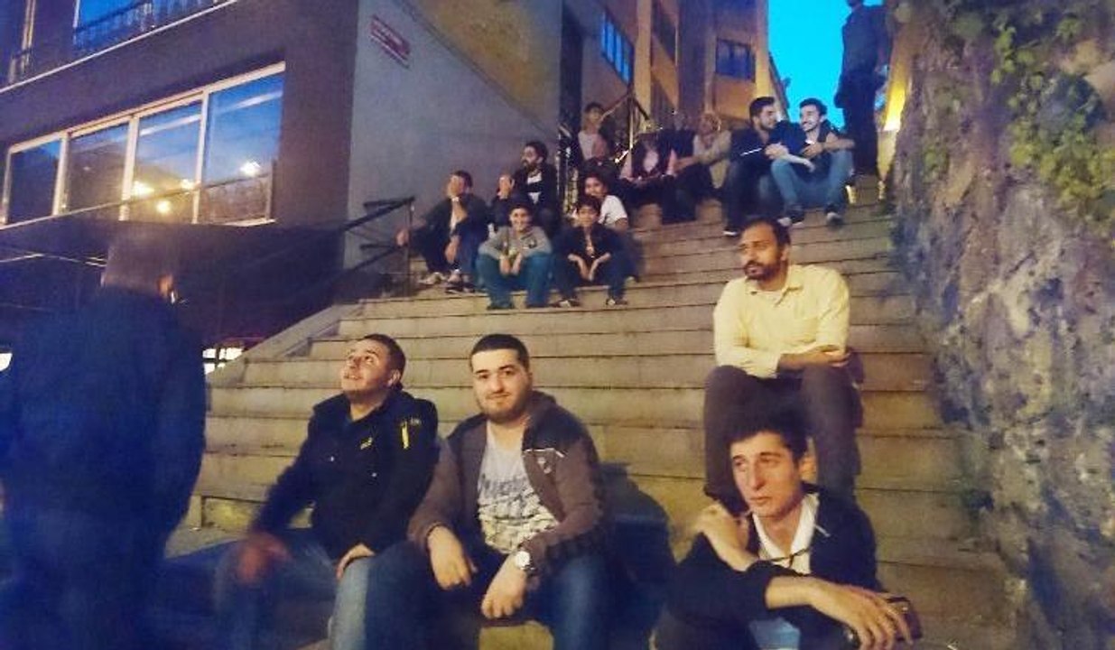 İntihar girişimini film gibi izlediler