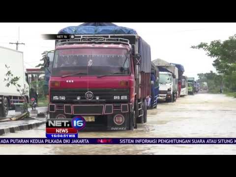 Banjir Akibatkan Arus Lalu Lintas di Jalur Pantura Macet - NET16