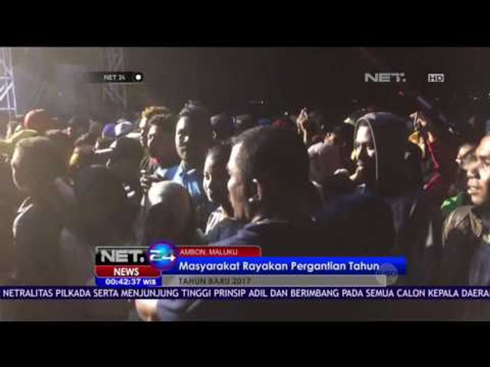 Malam Pergantian Tahun di Ambon Maluku Berlangsung Meriah - NET24