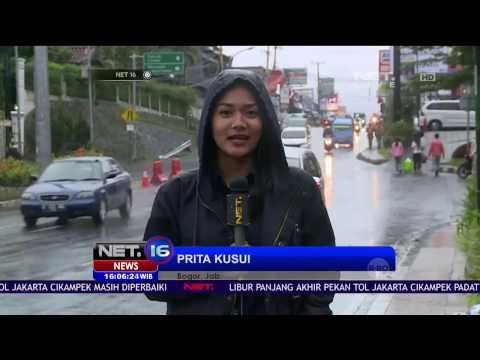 Live Report Simpang Gadog Pantaun Arus Lalu Lintas - NET 16
