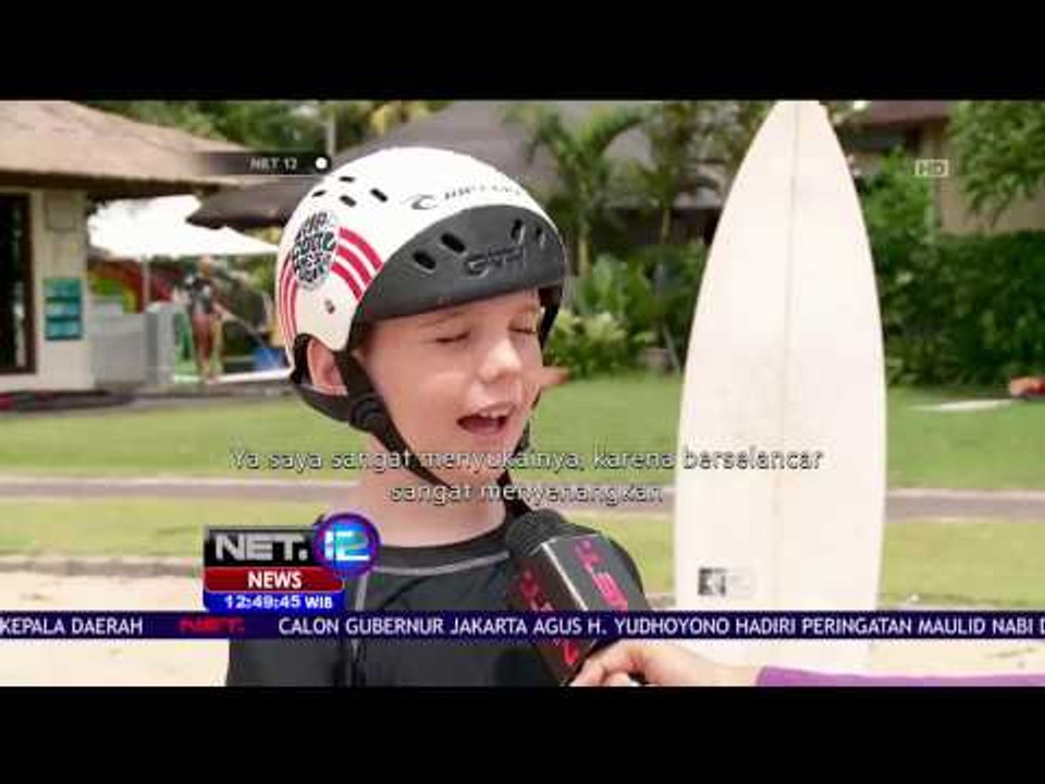 Mengisi Liburan Dengan Belajar Berselancar di Tepi Pantai Sanur Bali - NET 12