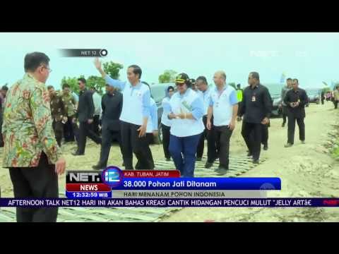 Joko Widodo Mengajak Masyarakat Tanam Pohon - NET 12