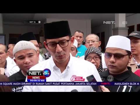 Cawagub DKI Sandiaga Uno Ajak Masyarakat Bijak Gunakan Lift - NET24