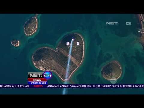Menikmati Keindahan Pulau Berbentuk Hati dari Ketinggian - NET24