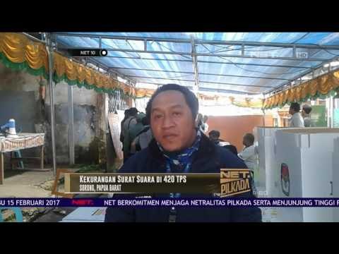 Live Report Pemungutan Suara di Kota Sorong yang Terkendala Kekurangan Surat Suara - NET10