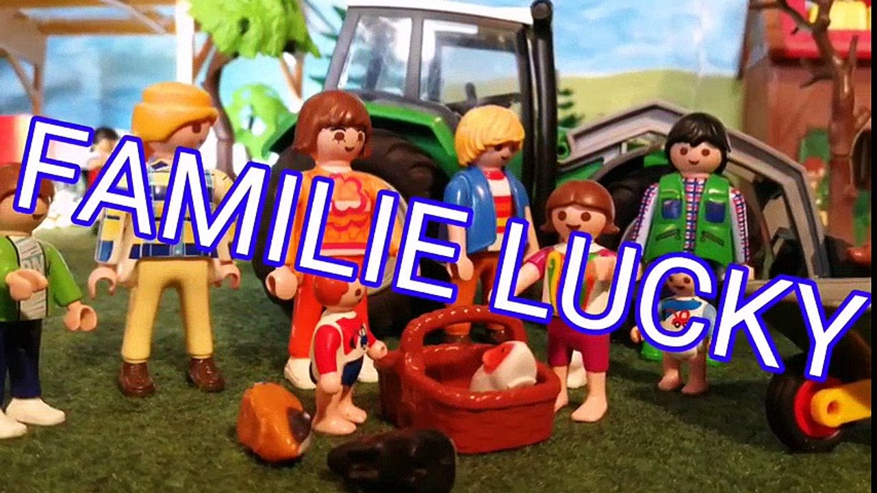 Playmobil Film deutsch - Auf dem Bauernhof mit Familie Lucky - Kinderfilm Pferde Katze Hund Traktor | mirecraft