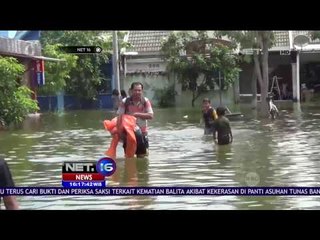 Banjir Rendam Perumahan Mewah dan Sekolah di Surabaya - NET16