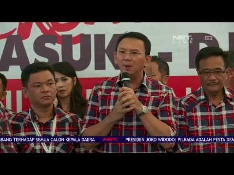 Komentar Ahok Mengenai Hitung Cepat Terkini - NET16