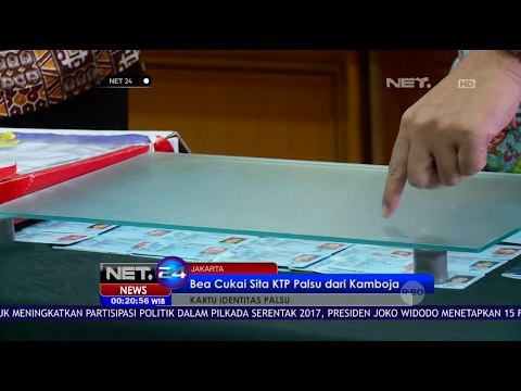 Puluhan KTP Palsu dari Kamboja Disita Dirjen Bea dan Cukai - NET24