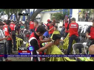 Aksi Cukur Massal Gratis Warnai Hari Jadi Garut - NET12