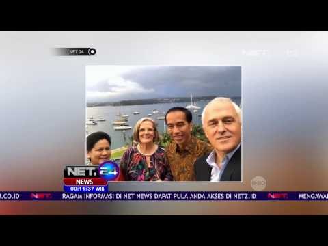 Presiden Jokowi Jalan Pagi Bersama PM Australia Malcolm Turnbull - NET24