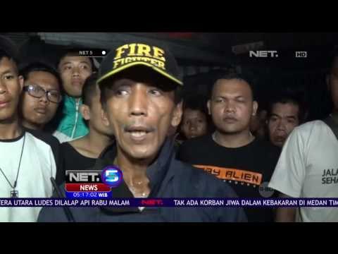 8 Ruko di Kawasan Medan Timur Ludes Dilalap Api - NET5