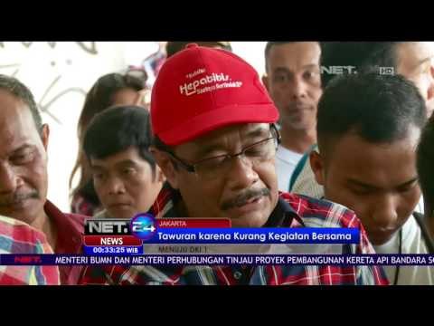 Djarot Tegaskan Kegiatan Bersama Antara 2 Kelompok Warga Bisa Meminimalisir Tawuran - NET24
