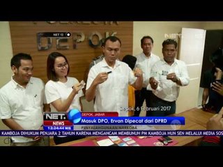 Sempat Buron, Ervan DPRD Depok Dibekuk Polisi - NET12