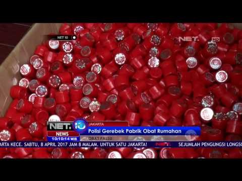 Petugas Gerebek Pabrik Obat Palsu Rumahan di Jakarta - NET10