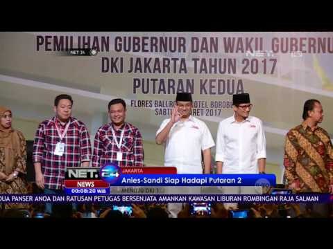 Hadapi Putaran Kedua, Pasangan Anies Sandi Tetep Gunakan Strategi Kampanye Putaran Awal - NET24