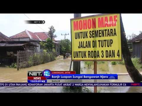Banjir di Lamongan Sebabkan Akses Jalan Terganggu - NET12