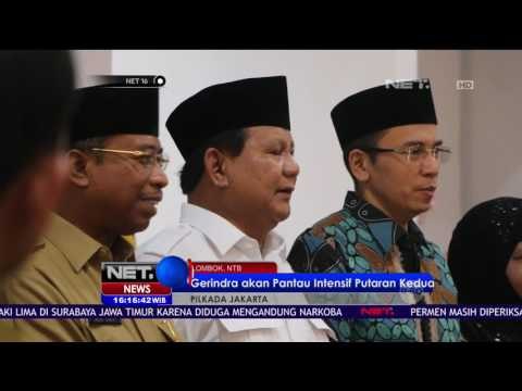 Prabowo Subianto Akan Pantau Intensif Jalannya Pilkada DKI Putaran Kedua - NET16