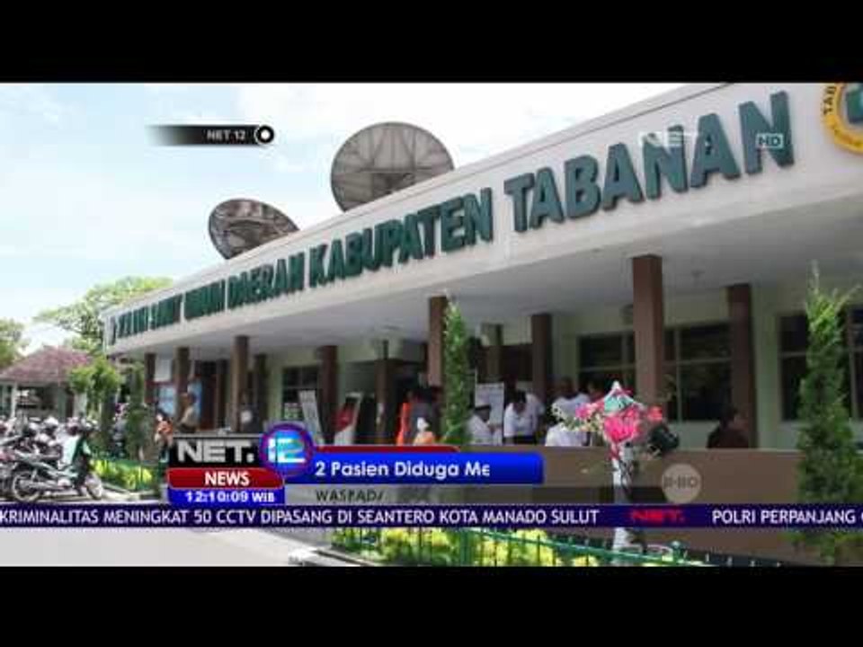 Kondisi Pasien Diduga Meningitis di Bali Mulai Membaik - NET12