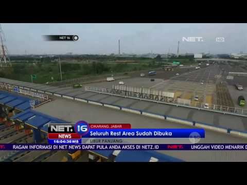 Live Report - Kondisi Lalu Lintas Tol Cikarang Sore Hari Jelang Libur Panjang Paskah - NET16