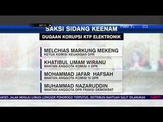 Update Terbaru Kasus Korupsi E-KTP, 8 Saksi Disidang - NET12