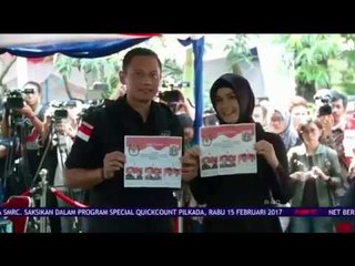 Download Video: AHY Nyoblos di TPS 6 Cibeber Jakarta Selatan - NET12