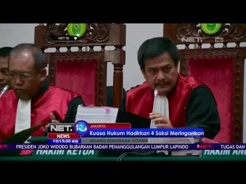 Kuasa Hukum Hadirkan 4 Saksi Meringankan di Sidang ke-14 Ahok - NET10