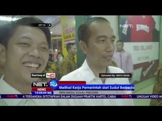 Inilah Cerita Unik Sederetan Youtuber Ikut Jokowi Blusukan - NET10