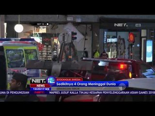 4 Orang Meninggal Akibat Teror Tabrak Truk di Swedia - NET12